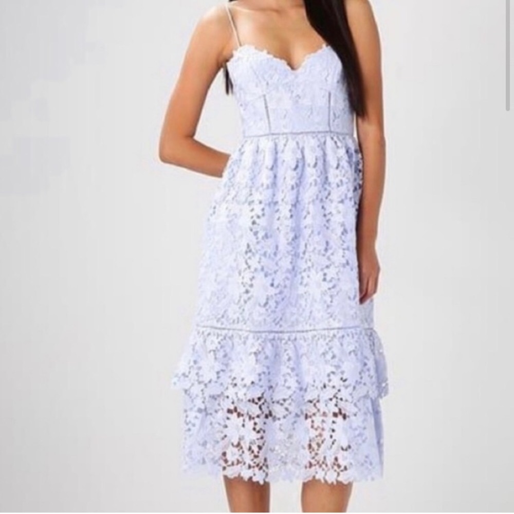 Club Monaco Lace Tiered Dress